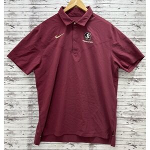 Nike Florida State Seminoles Football On-Field 1/4 Snap Jacket Short Sleeve XL